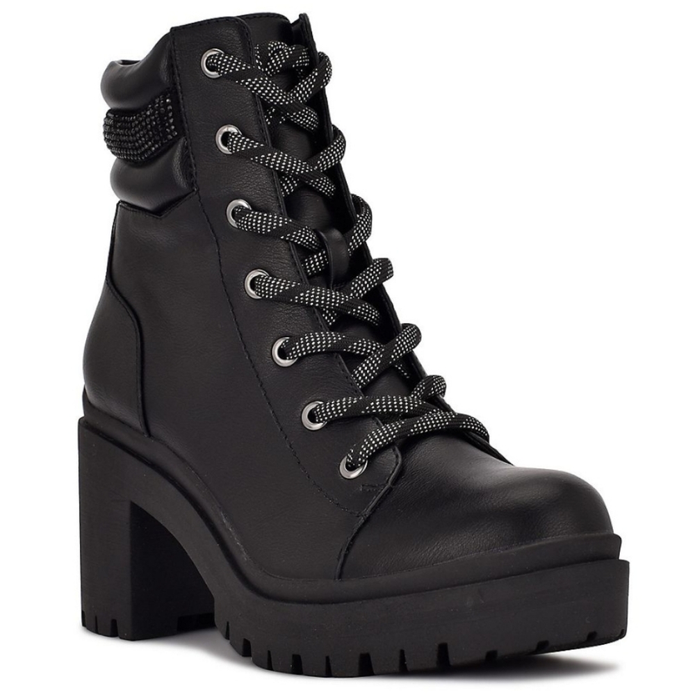 Nine West Quona Women's Combat Boots Size 10